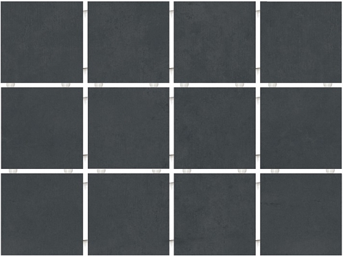 Плитка Амальфи черный 9,9x9,9